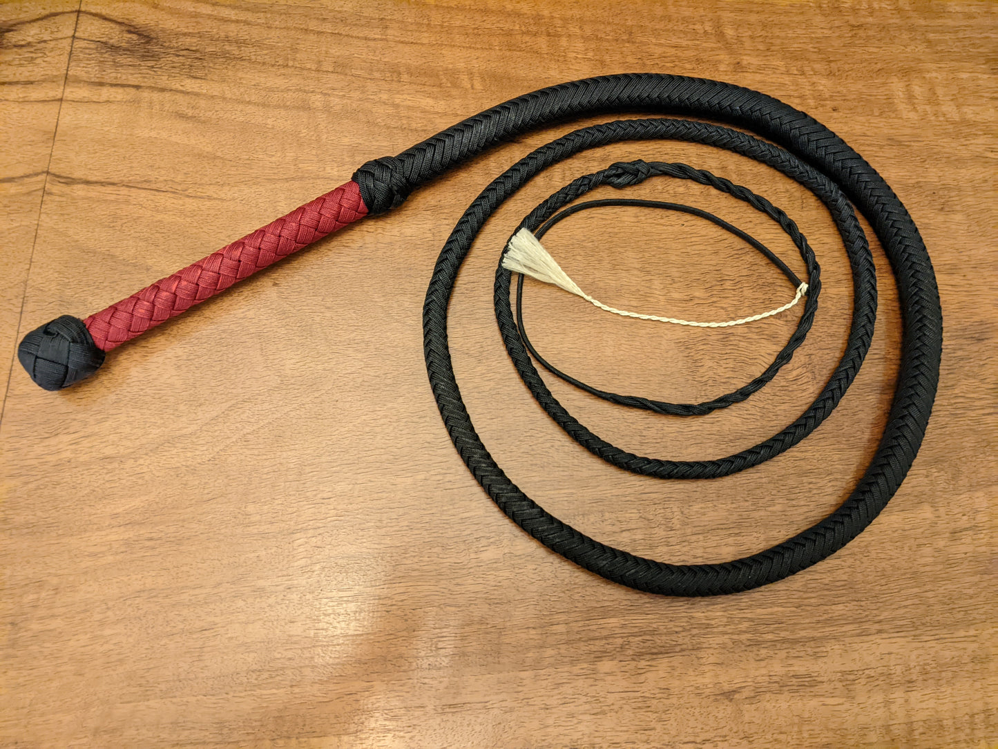 6 foot young Indy bullwhip with an English Eye fall hitch.